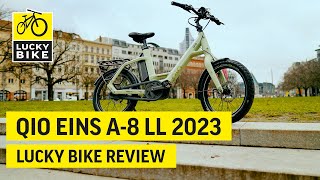 QIO EINS A8 LL 2023 REVIEW  So gut ist das Kompaktrad im AlltagsTest [upl. by Esorlatsyrc443]