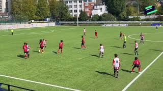 28GAOLS MATCH U15 R LEOPOLD FC B vs U14 RWDM B [upl. by Napoleon315]