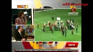 Galatasaray  Sivasspor sonrasi Saha icinde Sampiyonluk Kutlamasi 5 Mayis 2013  19 Kez Sampiyon [upl. by Ahsilet]