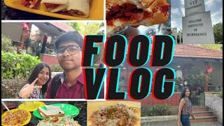 FOOD STALLS AND SHOPS IN CAMPUS  VIT VELLORE  FOOD VLOGS vlogs [upl. by Eittam]