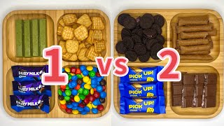 1 or 2 🤔 Choose your favourite PLATTER  asmr [upl. by Lleryt]