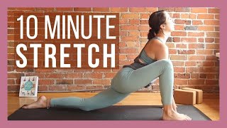 10 min Morning Yoga Full Body Stretch  Yoga with Kassandra [upl. by Aridni577]