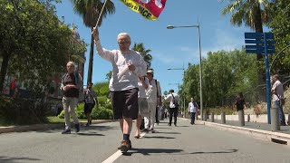 Nice  manifestation des intermittents du spectacle [upl. by Nosyd126]