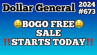 2024673🤑Dollar General Couponing‼️BOGO FREE‼️SALE‼️STARTS TODAY‼️Must Watch👀👀 [upl. by Nahs599]