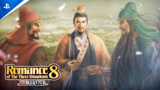 Romance of the Three Kingdoms 8 Remake  Launch Trailer  PS5 amp PS4 Games [upl. by Atiuqan]