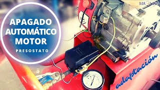 ADAPTACIÓN DE PRESOSTATO 🧰PARA QUE APAGUE MOTOR EN AUTOMÁTICOCOMPRESORMAQUIVARENTABLEYEFECTIVA [upl. by Eeramit768]