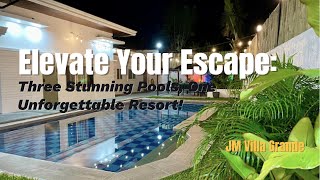 JM Villa Grande Resort Flythrough  Featuring Three Stunning Pools To Enjoy With Your Family [upl. by Maeve]