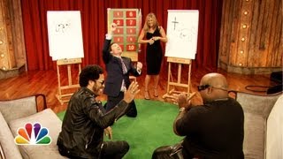 Pictionary with Jennifer Aniston Lenny Kravitz and CeeLo Green Part 2 [upl. by Gulgee]