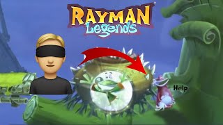 Playing Rayman Legends But We Are BLINDFOLDED ft zurdo1349 [upl. by Parker]