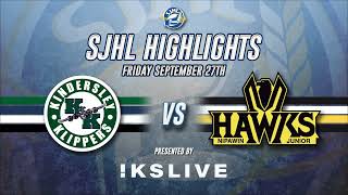 HIGHLIGHTS Kindersley Klippers  Nipawin Hawks Sept 27 2024 [upl. by Oiramat25]