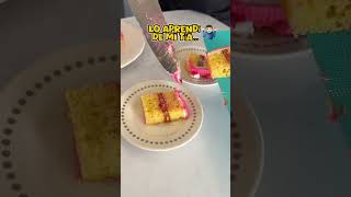 Mi tía me lo enseñó 🎂 pastel pasteleria lifehacks hacks recetas hogar home tips [upl. by Tonneson]