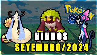 Ninhos Pokemon GO Setembro 2024 Atualizados [upl. by Mikael]