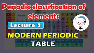 The Modern Periodic Table  Periodic classification of elements Class 10 SSC CBSE [upl. by Harberd]