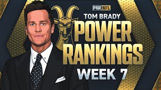 Tom Bradys Week 7 Power Rankings  DIGITAL EXCLUSIVE [upl. by Rosenzweig]