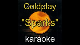 04  Coldplay  Parachutes  Sparks  instrumental  karaoke [upl. by Kauffmann]