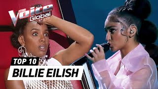 Outstanding BILLIE EILISH covers on The Voice [upl. by Lamok]