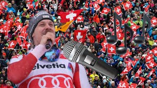 Manuel Feller singt mit Fans in Adelboden😂🙈 World‘s Ultras [upl. by Dayle]