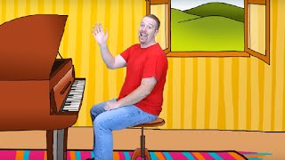 Musical Instruments Piano Guitar  Steve and Maggie  English Stories and Cartoon for Kids [upl. by Lebasy]