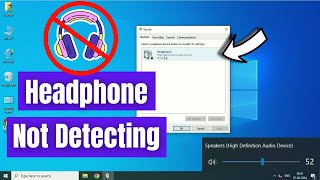 Windows 10 Headphone Not Detecting when Plugged In 4 Ways to Fix [upl. by Eenaj798]