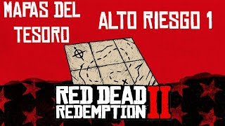 Solución Mapa del tesoro Alto riesgo 1  Red Dead Redemption 2 [upl. by Namyac896]