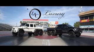 6X6Challenge  MercedesBenz G63 AMG 6x6 BRABUS G700 vs Hennessey Performance 6X6 VelociRaptor [upl. by Skier670]