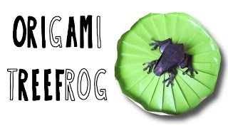 Origami Treefrog Riccardo Foschi [upl. by Harleigh]