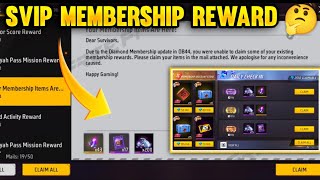 FREEFIRE SVIP MEMBERSHIP REWARD  FREEFIRE MEMBERSHIP REWARD FREEFIRE MEMBERSHIP TAMIL [upl. by Raeann]