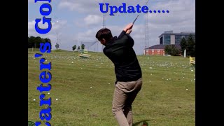 Learning Golf Left handed Update  Carters Golf [upl. by Shiverick]