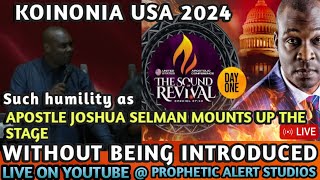 Such Humility as Apostle Joshua Selman mounts the Stage without being introduced by anyone [upl. by Salisbarry]