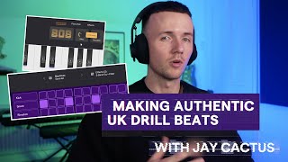 Easiest Way to Make Authentic UK Drill Beats  Jay Cactus Tutorial [upl. by Oigres]