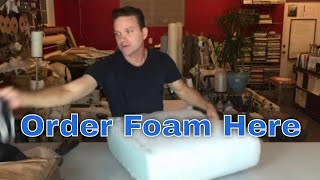 Replace the foam in your seat cushions fast and easy [upl. by Oluap]