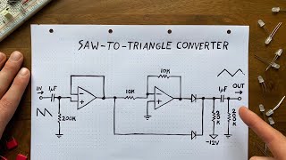 DIY SYNTH Quick Tip SawtoothtoTriangle Converter [upl. by Suh]