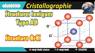 Structure CsCl structures ioniques [upl. by Dell]