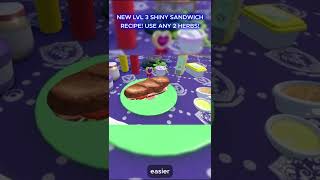 NEW LVL 3 SHINY SANDWICH RECIPE USE ANY HERBA [upl. by Esital]