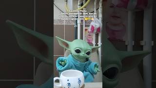 Baby Yodanın annesi gülme krizine giriyor 😂  Baby Yoda babyyoda [upl. by Nawd581]