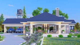 Lovely 3 Bedroom House Design  House plan  With Floor Plan [upl. by Aiasi104]