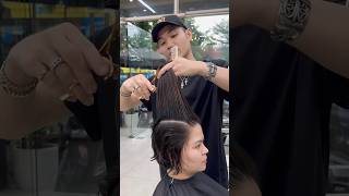 Dang Hieu Layer bob haircut  Hướng dẫn cắt tóc ngắn danghieuhairstylist layerbobhaircut [upl. by Horvitz]