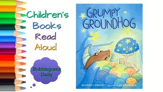 Kids Book Read Aloud Grumpy Groundhog Groundhogs Day [upl. by Ahsain]