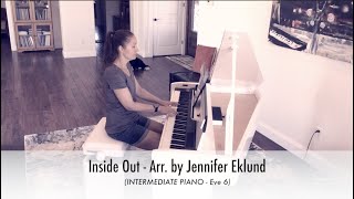 Inside Out Eve 6  Intermediate Piano Sheet Music [upl. by Mccormick281]