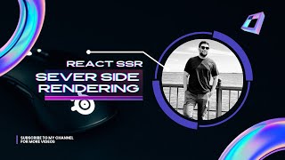 React SSR  React SSR with express  Beginners Tutorial [upl. by Arayt]