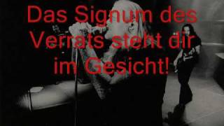 Böhse Onkelz  Signum des Verrats Lyrics [upl. by Nafri353]