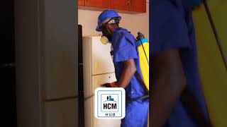 How to get rid of cockroaches in the kitchen and the cabinets fumigation pestcontrol amapiano [upl. by Franci]