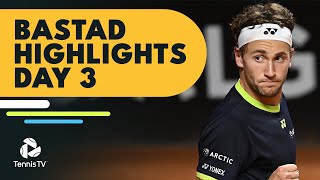 Ruud Faces Cerundolo Schwartzman amp More Feature  Bastad 2022 Highlights Day 3 [upl. by Roselane392]