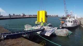 Laminaria Wave Energy Launch in ostend [upl. by Eahcim]