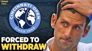 Djokovic Withdraws from Cincinnati Open 2024  Tennis News [upl. by Yrtneg376]