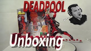 Revoltech Amazing Yamaguchi bootleg Deadpool Unboxing [upl. by Ynaffit]