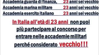 abolizione dei limiti detà nei concorsi pubblici polizia carabinieri finanza militare23 anni [upl. by Rondon]