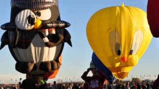 2013 Special Shapes Day Albuquerque Balloon Fiesta [upl. by Kcaj]