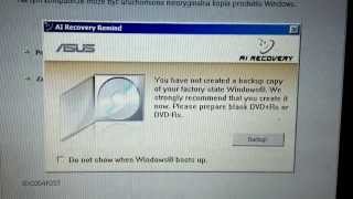 Przywracanie Ustawień Fabrycznych Windows 7 Naprawa Laptopa ASUS X70AB  ForumWiedzy [upl. by Macfadyn]