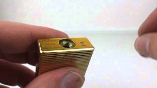 How To Refill Easy Fast and Cheap Small S T Dupont Ligne 1 from 60s with Gas [upl. by Phoebe19]